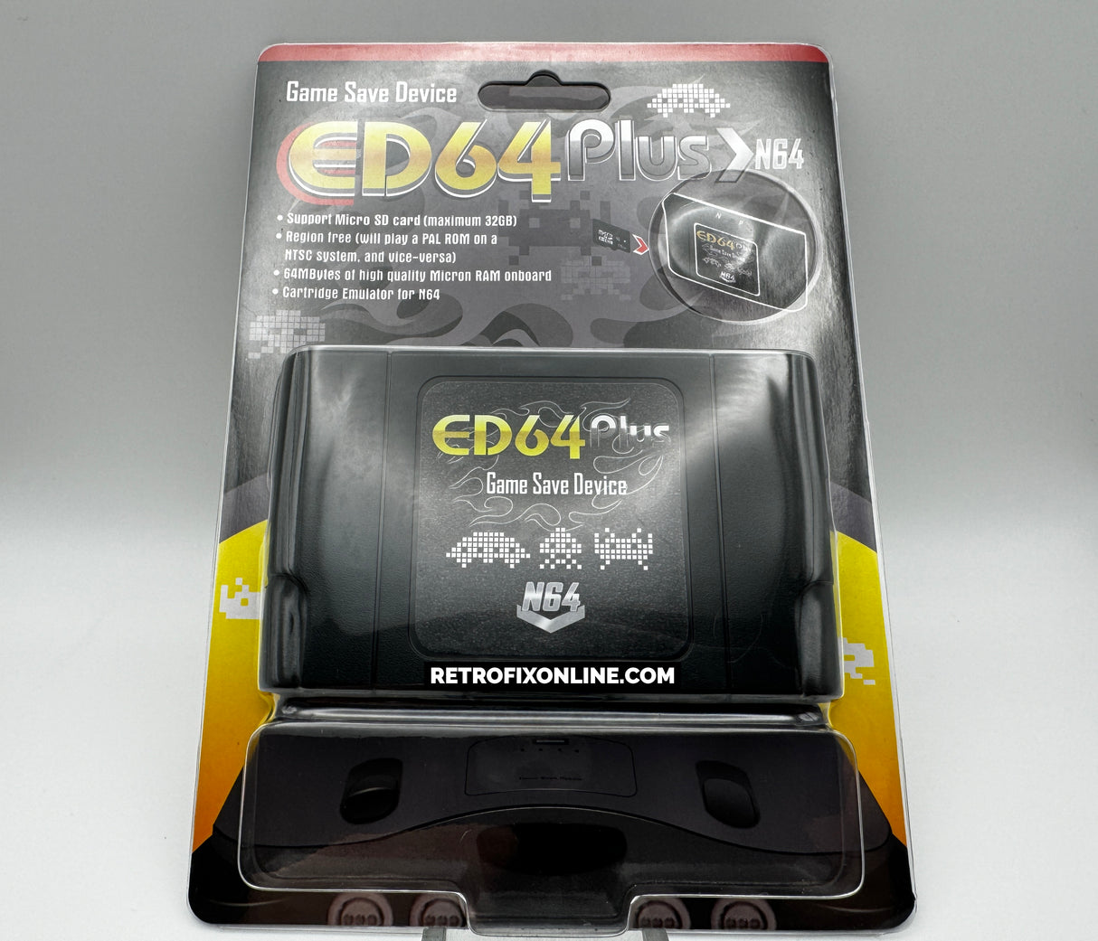 ED64 Plus N64 Everdrive Game Save Cartridge